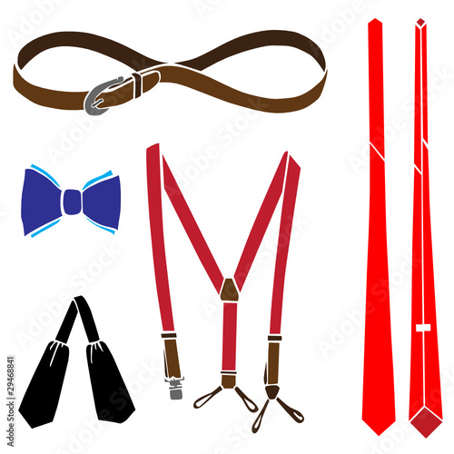 man clothes accessories vector