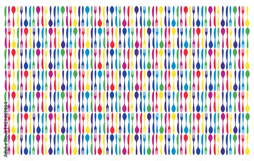 Fork, knife and spoon background Fork, knife and spoon background