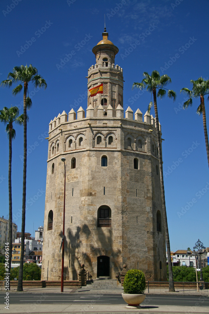 Obraz premium Sevilla, Torre del oro