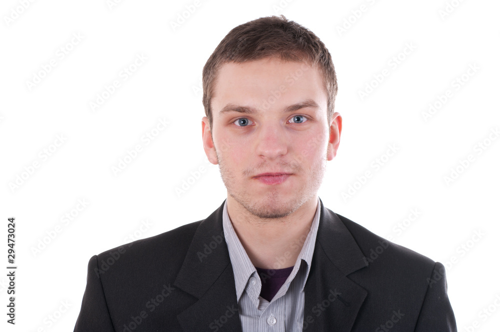 Portrait of a smiling man in a jacket Portrait of a smiling man in a jacket