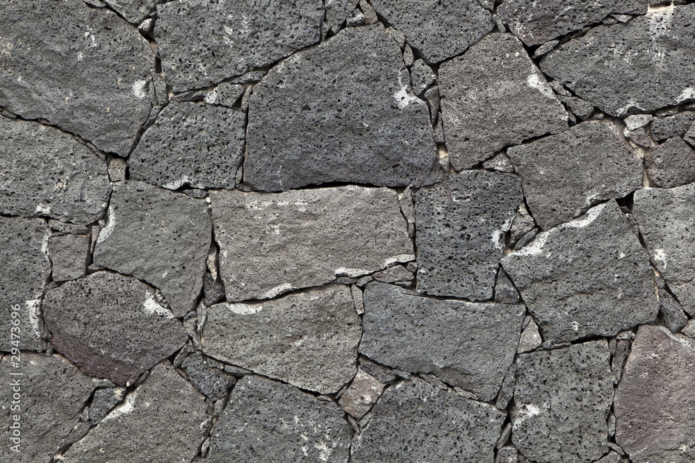 typical wall made seamless from volcanic stone typical wall made seamless from volcanic stone