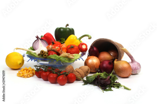 Fototapeta Naklejka Na Ścianę i Meble -  Salad ingredients