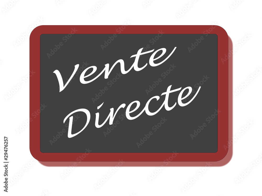 Obraz premium PANNEAU VENTE DIRECTE