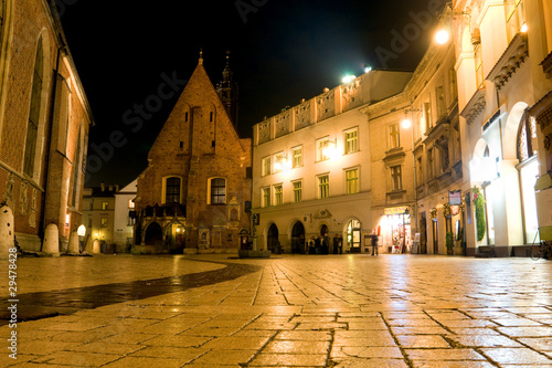Night scene in Krakow