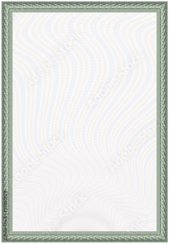 Certificate blank