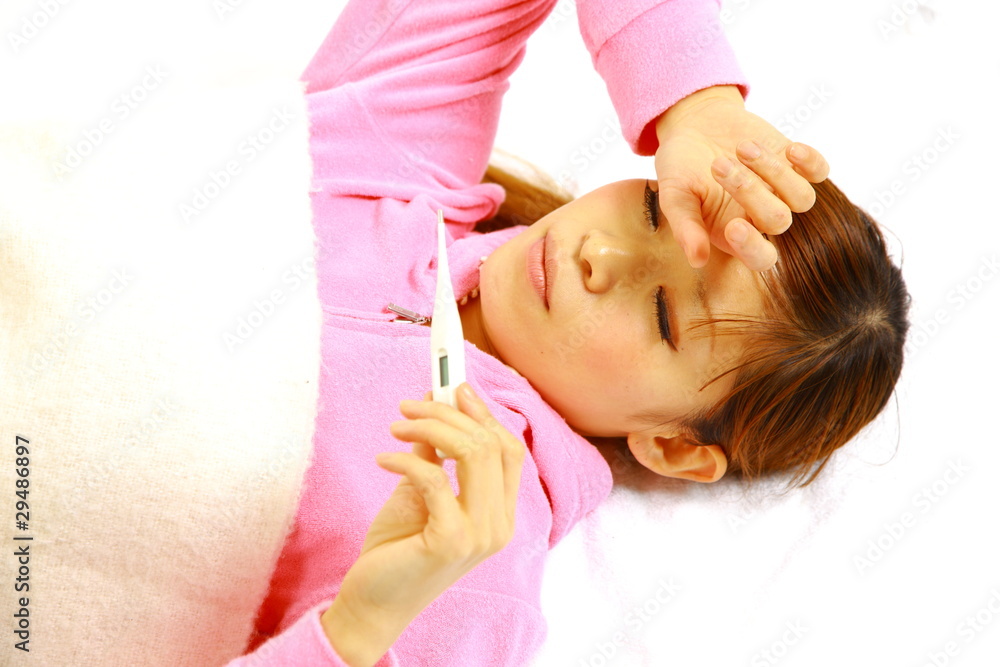 sick woman sick woman