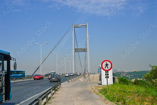 Photography Bosporusbrücke in Istanbul/Türkei