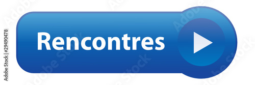 Bouton web bleu vecteur RENCONTRES