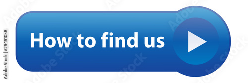 "HOW TO FIND US" Web Button (directions gps map compass blue)