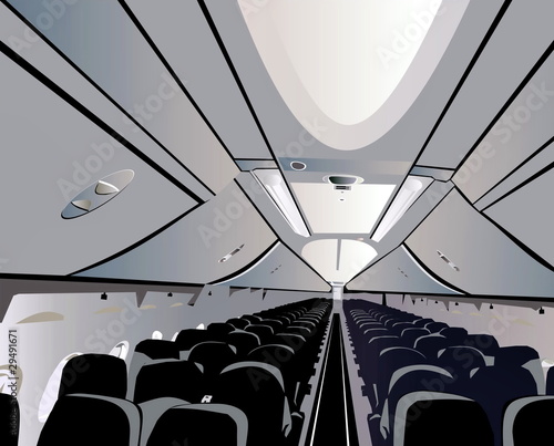 Flugzeug – innen