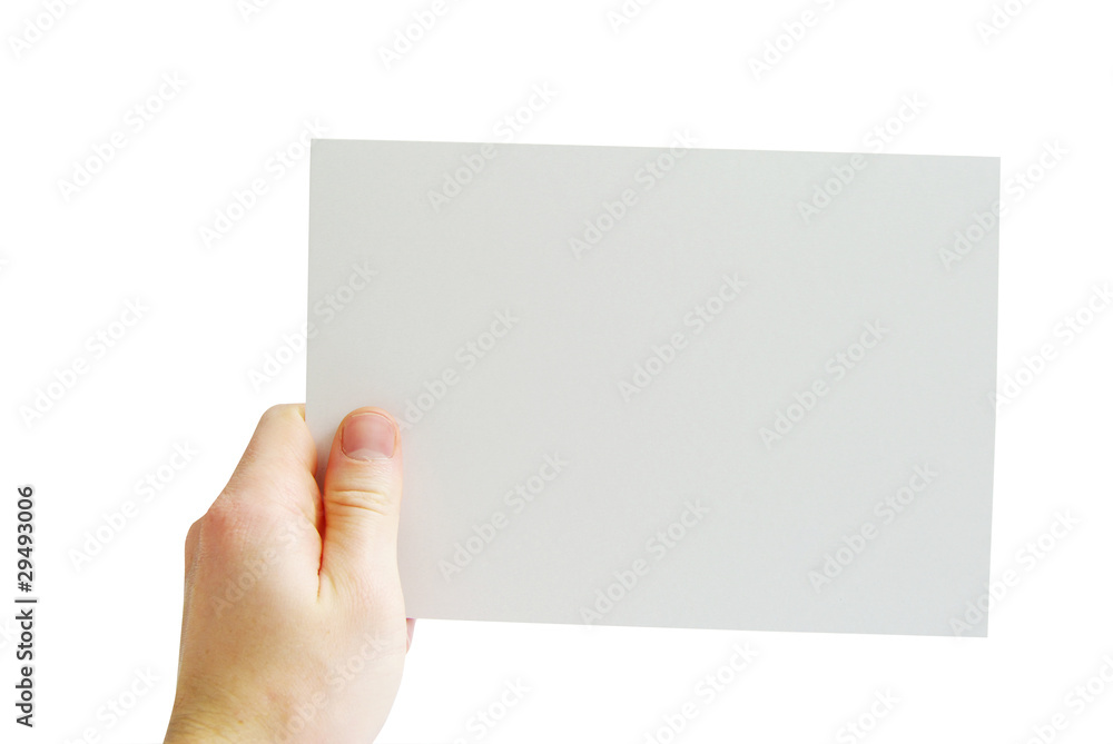 Obraz premium card in hand