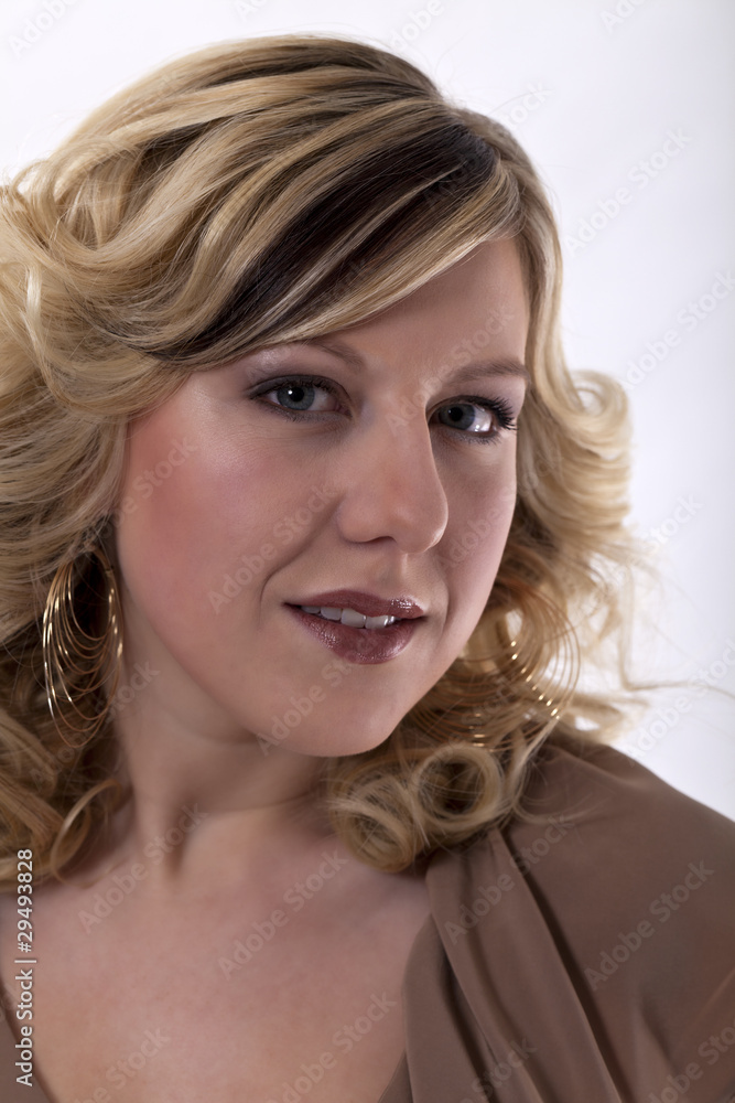 Portrait of a young woman with blonde hair #2 Portrait of a young woman with blonde hair #2