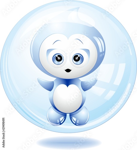 Acqua Bolla Cartoon-Water Bubble Cartoon-Vector