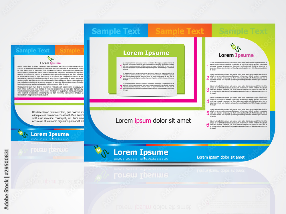 abstract brochure design concept abstract brochure design concept
