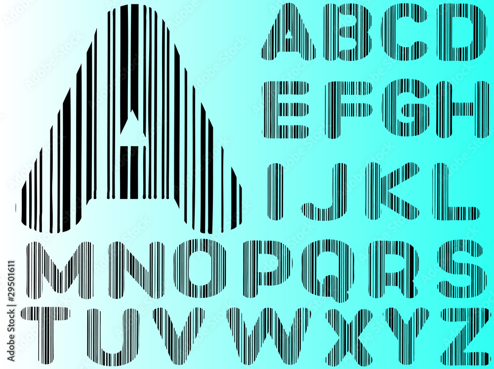 Barcode Alphabet Barcode Alphabet