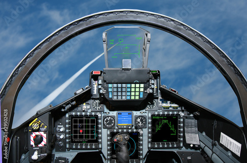 Jet fighter missile launch
