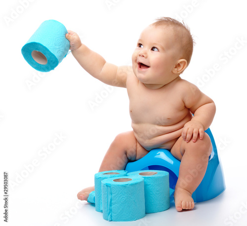 Foto Child on potty