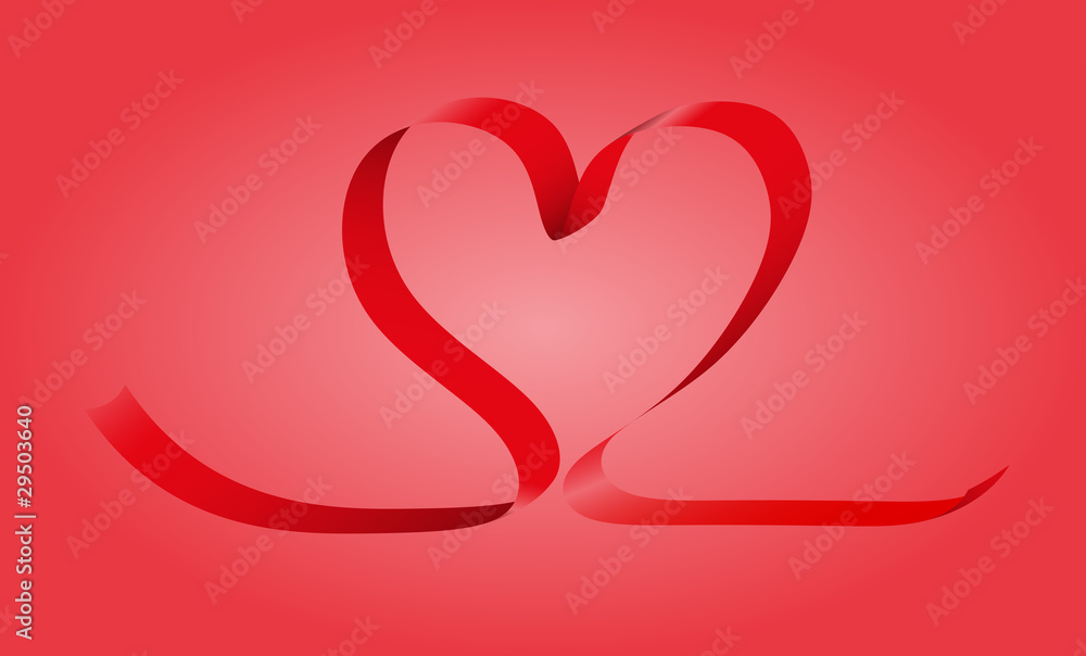 heart ribbon heart ribbon