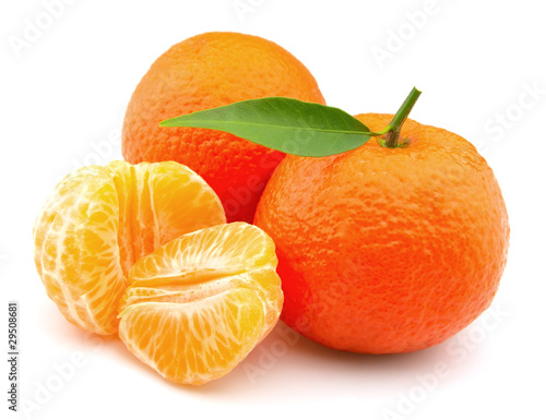 Tangerines closeup