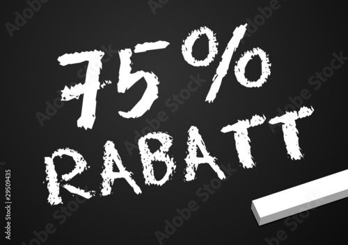 Tafel 75% RABATT
