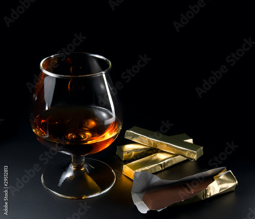 Cognac and chocolate