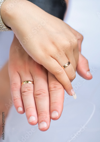 Wedding Rings on Bride