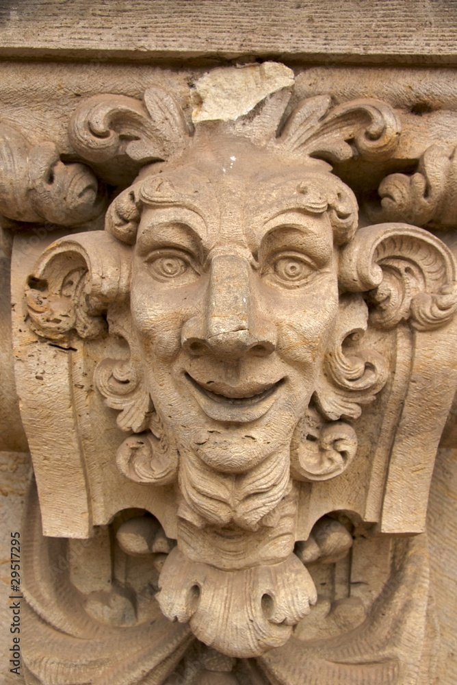 Mythlogical figure on Zwinger Palace Wallpavillion, Dresden