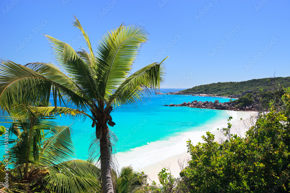 Perfect beach in Seychelles