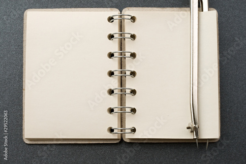 Wallpaper Mural Notepad and compasses Torontodigital.ca