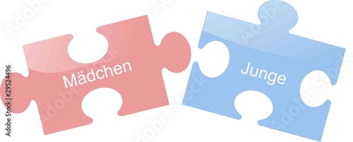 Junge Mädchen Puzzle