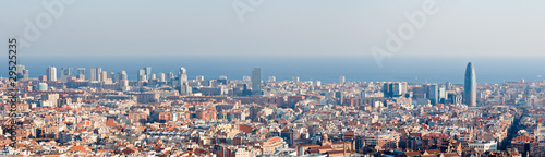 Barcelona skyline panorama #29525235