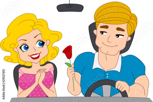 Couple in a Car