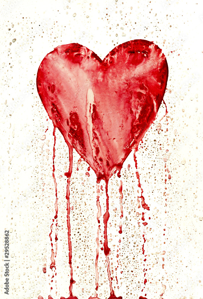 broken heart - bleeding heart