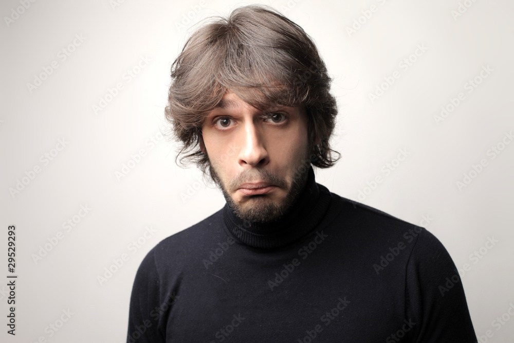Astonished man Astonished man