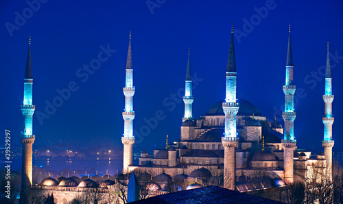 Photography The Blue Mosque, Istanbul, Turkey.