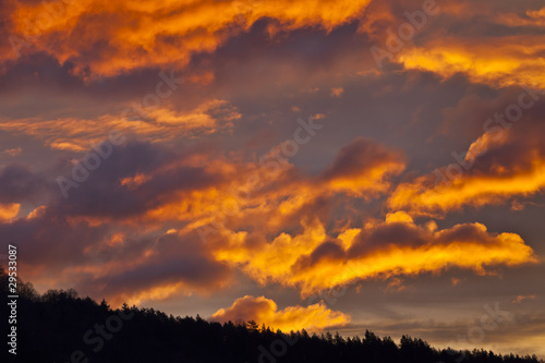 orange clouds © porojnicu