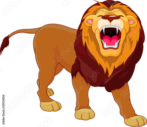Roaring lion