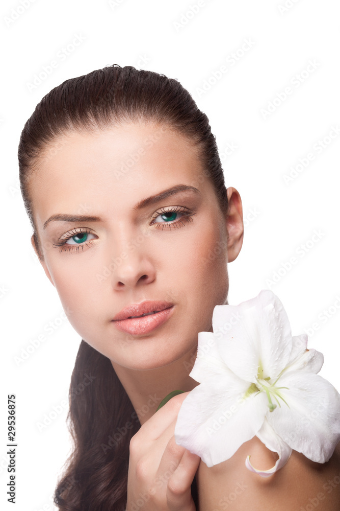 Portrait of beautiful young woman Portrait of beautiful young woman