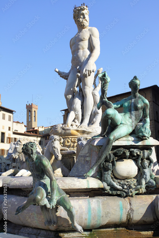 Obraz premium Florence - Neptun fontain