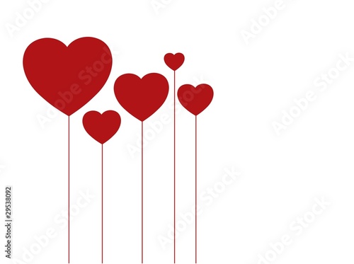 Valentine's Day hearts
