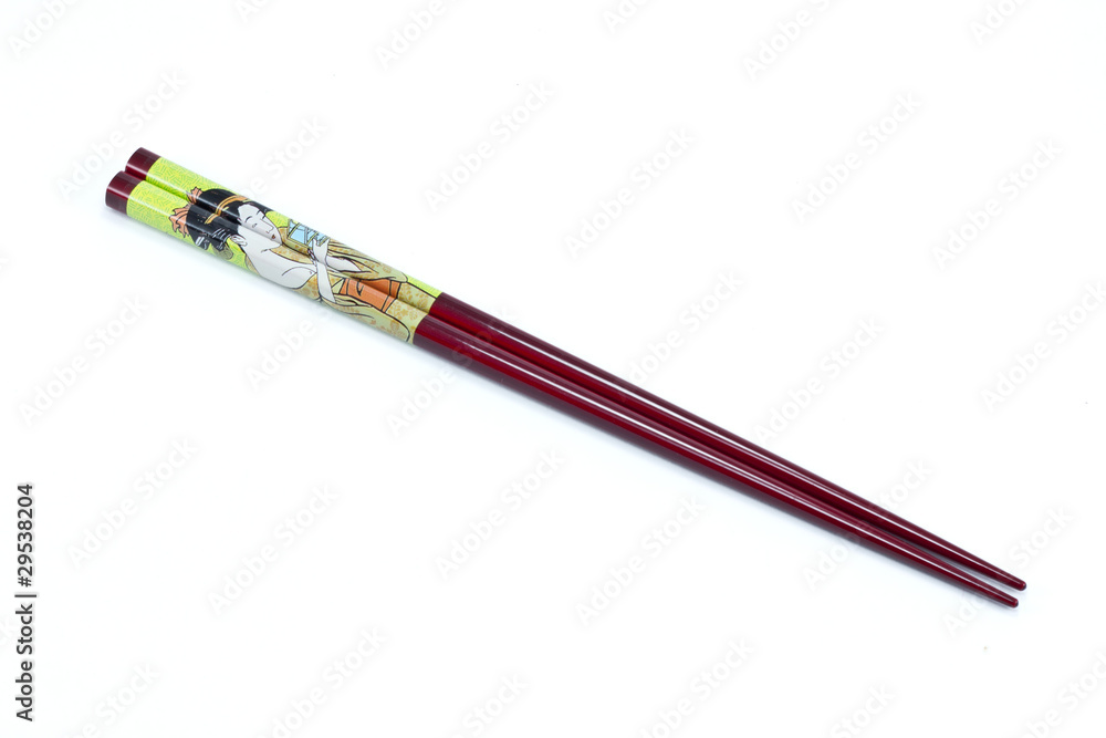 Fototapeta premium chopsticks isolated on white background