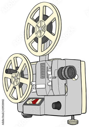 Retro Cinema projector