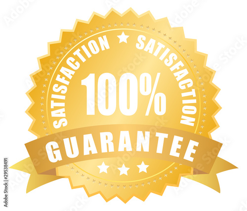 Satisfaction guarantee label