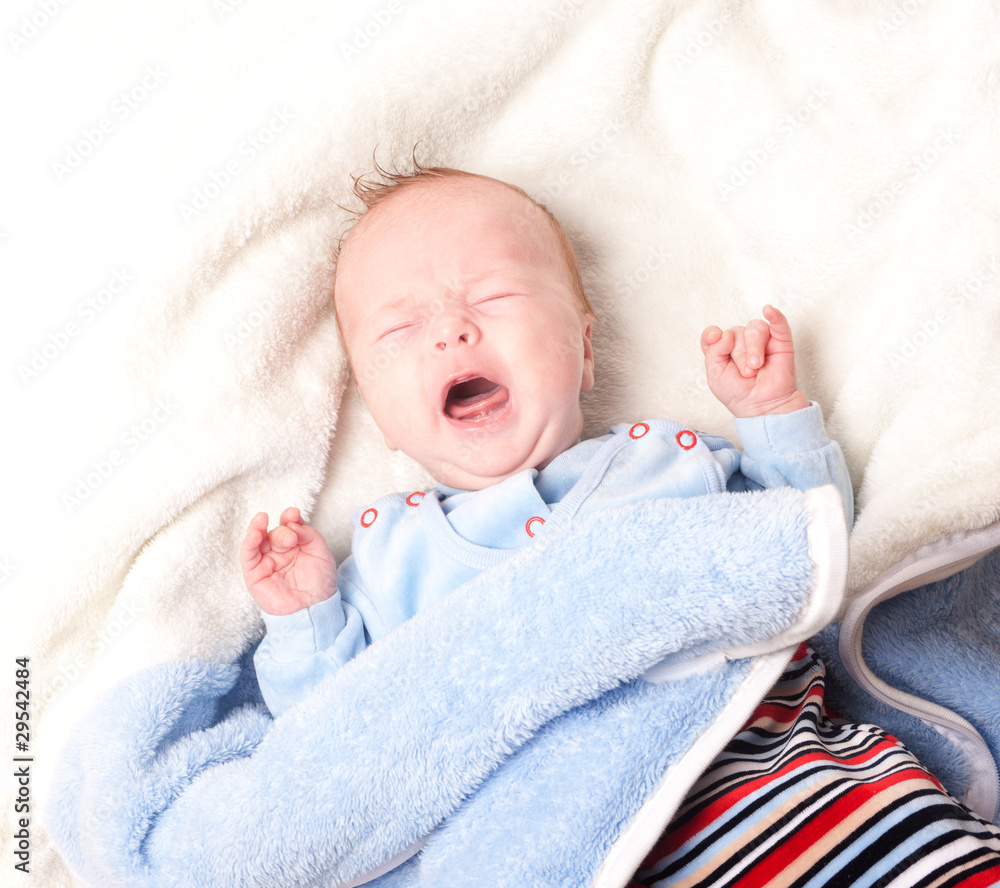Crying newborn baby Crying newborn baby