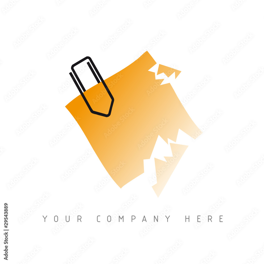 Vecteur Stock logo picto web post-it marketing pub commerce design icône |  Adobe Stock