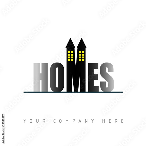 logo picto web immobilier, marketing commerce design icône