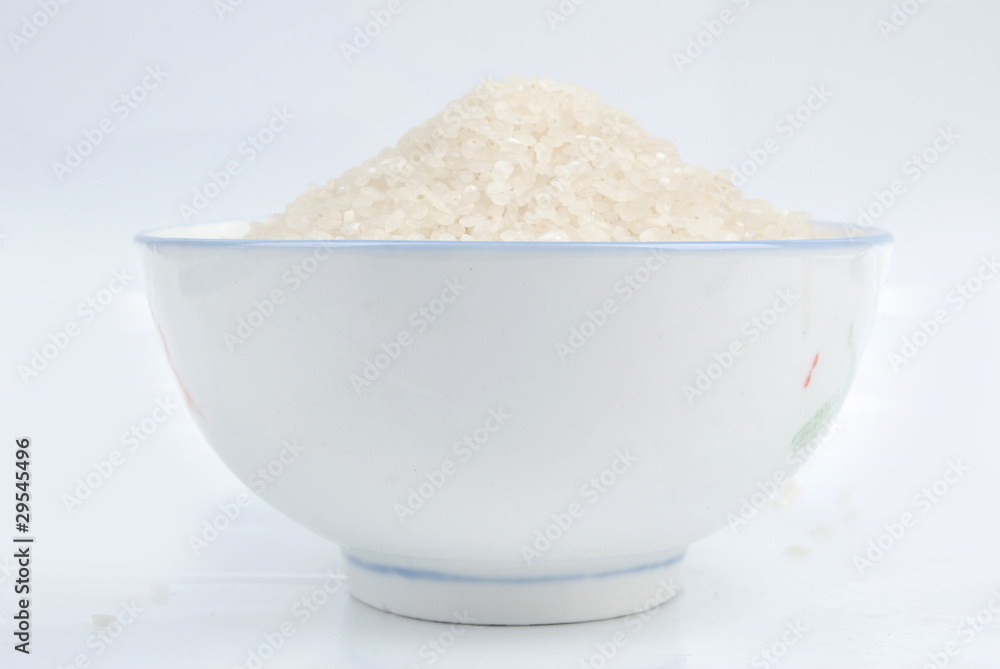 Bowl and rice Bowl and rice