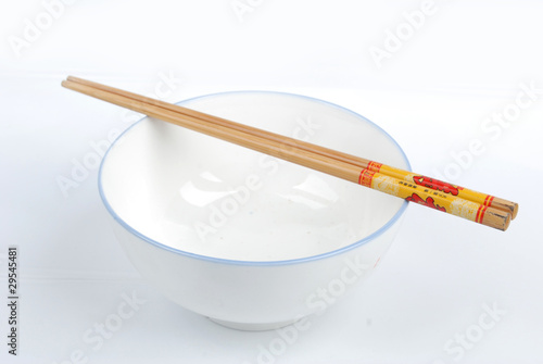 Bowl and chopsticks
