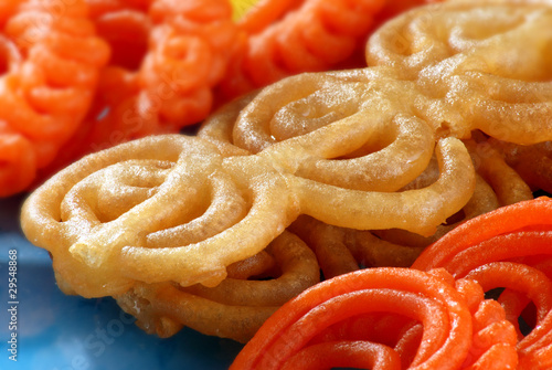 Jalebi & Imerti Closeup photo