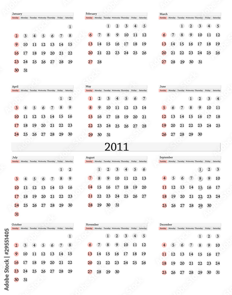 2011 calendar 2011 calendar